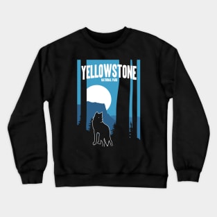 Best Retro Yellowstone National Park Design Apparel Crewneck Sweatshirt